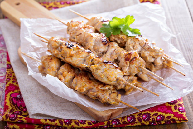 Brochette de poulet à la libanaise